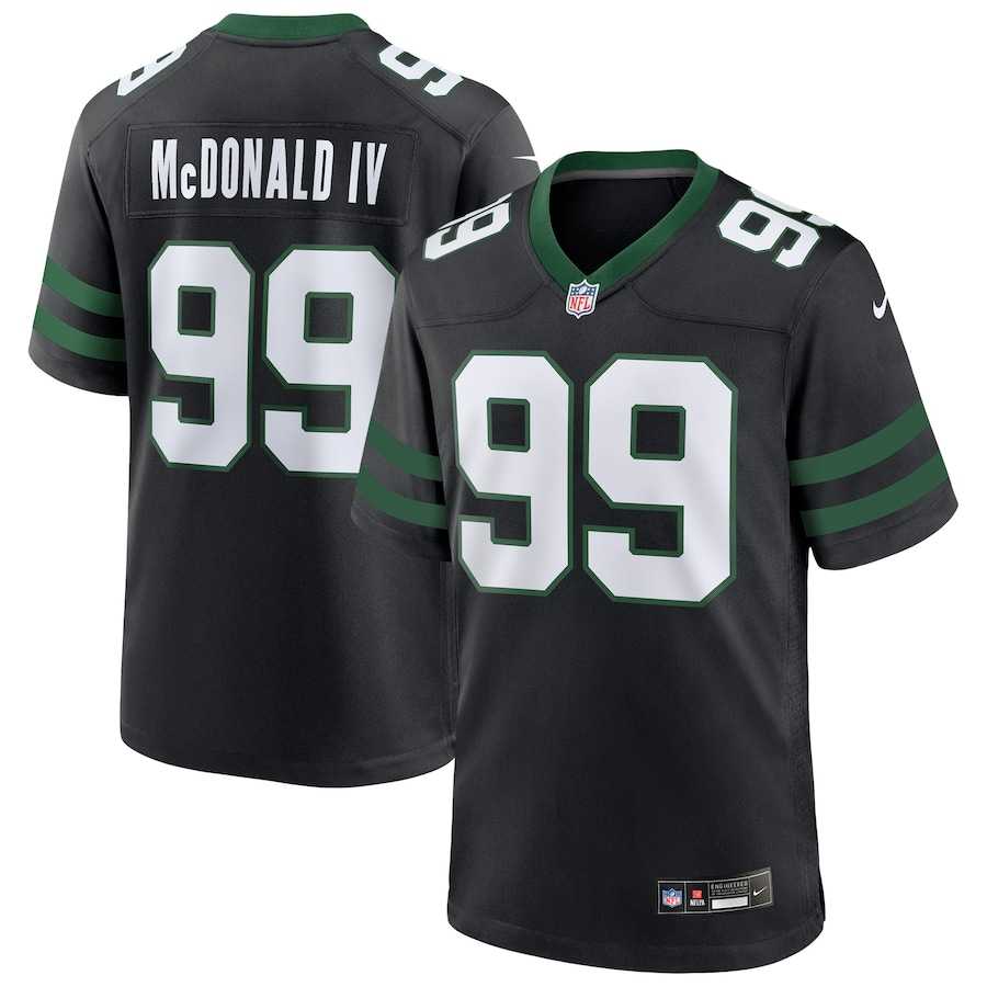 Men & Women & Youth New York Jets #99 Will McDonald IVBlack Vapor Untouchable Limited Stitched Jersey